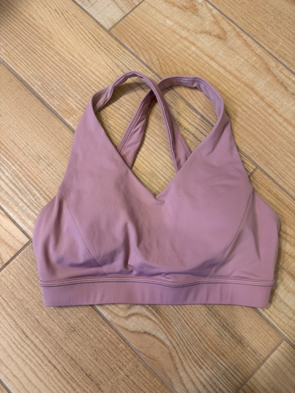 lululemon athletica Mauve Cross-Back Sports Bra